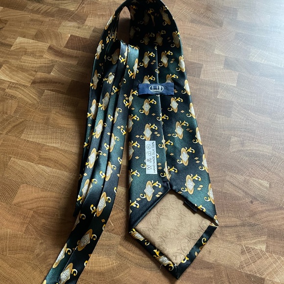 Vintage Dunhill 100% silk neck tie - Picture 2 of 3